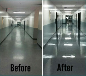 clean hallway